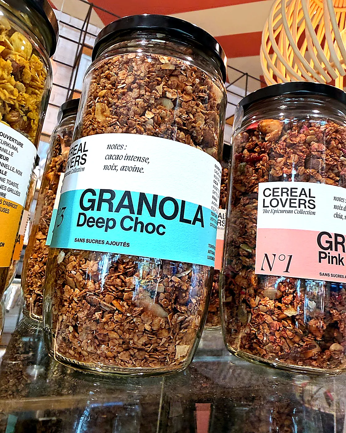 N°3 Deep Choc granola jar